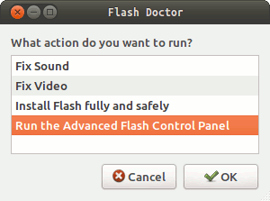 Чиним flash в Ubuntu с помощью Flash-Doctor Чиним flash в Ubuntu с помощью Flash-Doctor